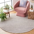 thumbnail image 2 of SAFAVIEH Montauk Cian Distressed Cotton Area Rug, Beige/Ivory, 6' x 6' Round, 2 of 8