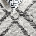 thumbnail image 5 of SAFAVIEH Courtyard Alexa Geometric Indoor/Outdoor Runner Rug, Ivory/Black, 2'3" x 8', 5 of 7