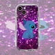 thumbnail image 3 of Funda de teléfono de textura cremosa para Apple iPhone 13 15 Plus 14 Pro Max 12 Mini 11 7 8 SE XR X XS 6 6S cubierta de lujo Bling Cute Stitch, 3 of 5