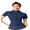 Dark Blue, variant on Women Sports Jacket Lightweight Full Zip Active Track Jacket Short Sleeve Slim Fit Top S-2XL