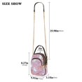 thumbnail image 2 of FORMRS Crossbody Bag for Women Quilted Travel Shoulder Cell Phone Purse with Chain Strap Handbag, Purple Halloween, 2 of 7
