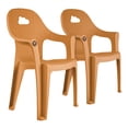 thumbnail image 1 of 2 Sillas Rattan Nube Infantil Naranja Atardecer, 1 of 4