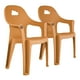 thumbnail image 1 of 2 Sillas Rattan Nube Infantil Naranja Atardecer, 1 of 4