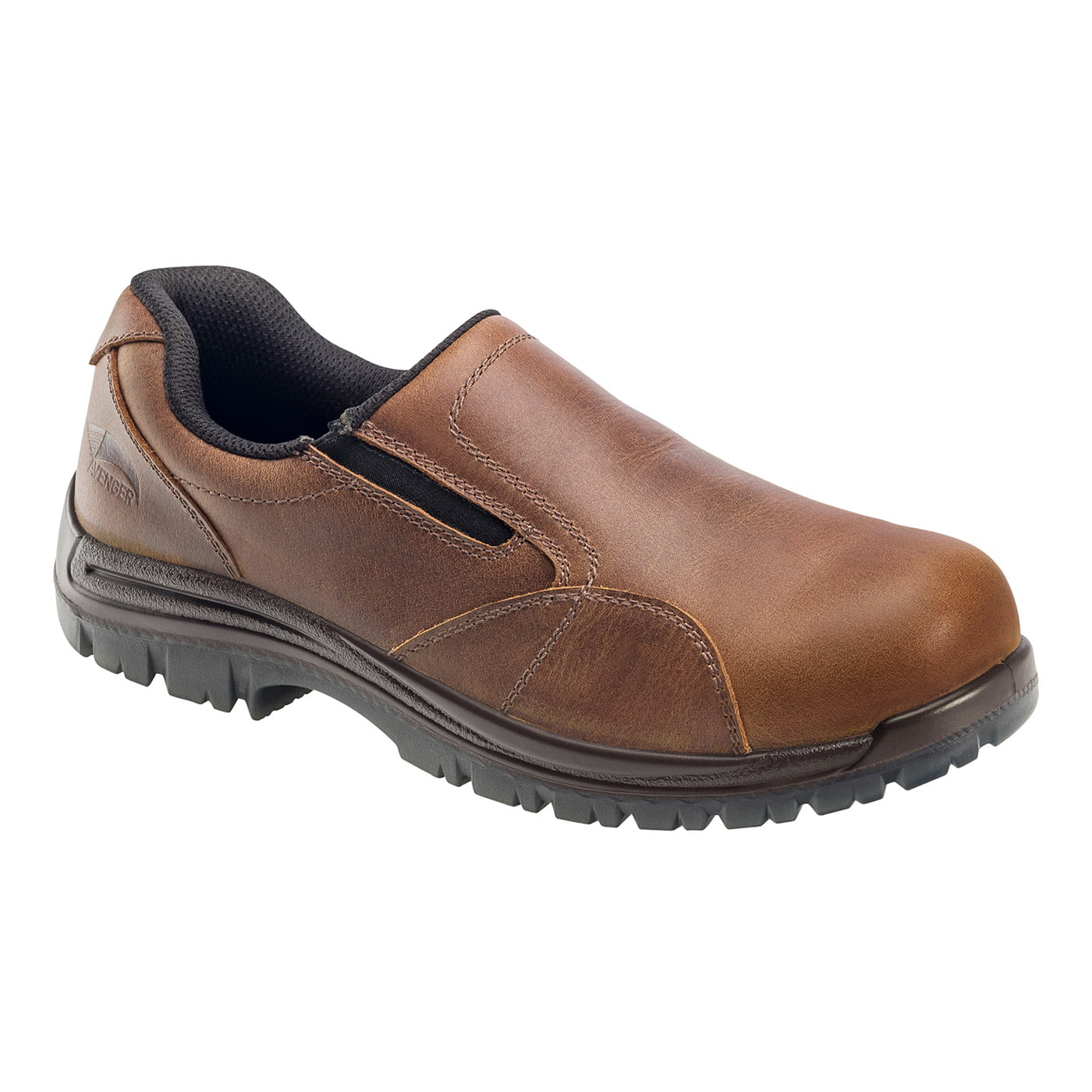Men's Premium Leather Safety Toe Slip 