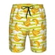 thumbnail image 3 of Balery Bananas On A Striped Traje de Baño Estilo Hawaiano para Hombre, Shorts de Secado Rápido con Bolsillos-Small, 3 of 6
