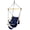 Blue, variant on Portable Camping Chair - Blue, 350 lb Capacity - Folding Chair with Cup Holder & Footrest