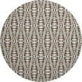 thumbnail image 2 of Addison Rugs Mayfield Washable Transitional Tribal, Boho Brown Round Rug, 8' x 8', 2 of 5