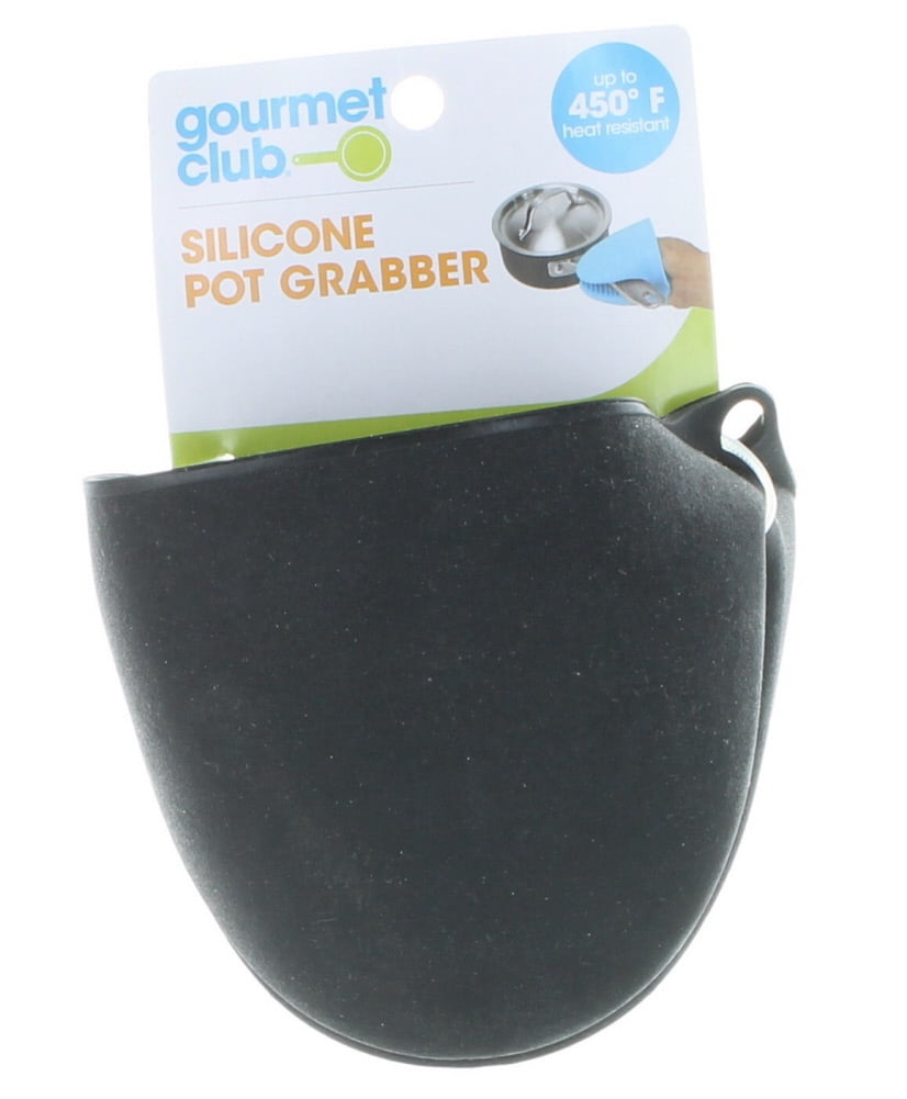 Silicone Pot Grabber Pot Holder With Heat Resistant Black