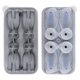 thumbnail image 2 of Bandeja de cubitos de hielo para perros | Molde de silicona de grado alimenticio para una fácil liberación y limpieza | Flexible, a prueba de fugas, forma redonda | Máquina de hielo para bebidas, 2 of 5