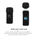 thumbnail image 4 of SUSUchens - Funda protectora de silicona suave a prueba de polvo para cámara Insta 360 One X2, color negro, 4 of 8
