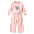 thumbnail image 3 of Toddler Baby Girl Soft Bamboo Viscose Long Sleeve Top and Pants Cloth Set–2-Piece Outfit 6-12 Months 12-24 Months 2t 3t 4t 5t 6t 7t 8t 9t Children,Everyday 4-5 Years, 3 of 8