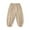 Khaki, variant on Ruyang Kids Elastic Basic Harem Trousers Unisex Boys Girls Casual Cotton Linen Loose Long Baggy Pants Toddler Bloomers