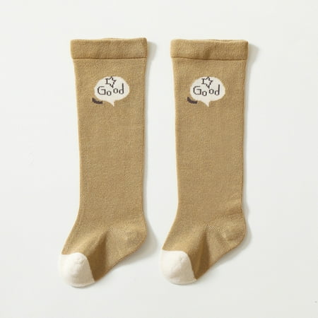 

nsendm Baby Socks Fashion Stockings Toddler Socks With Pinch Ankle Baby Kids Little Girl Boy Little Girl Babies Socks Yellow 6-12 Months