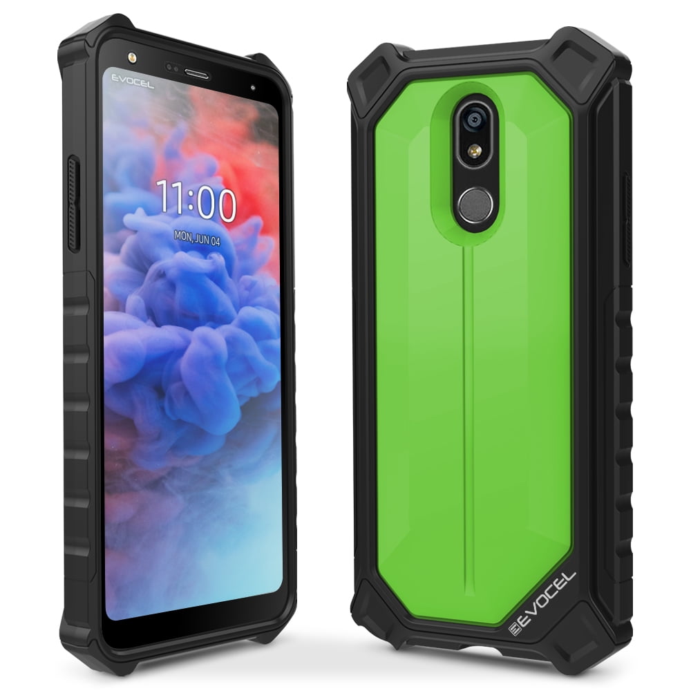 LG Stylo 5 Case, Evocel [Glass Screen Protector] [Full Body] [Easy Push