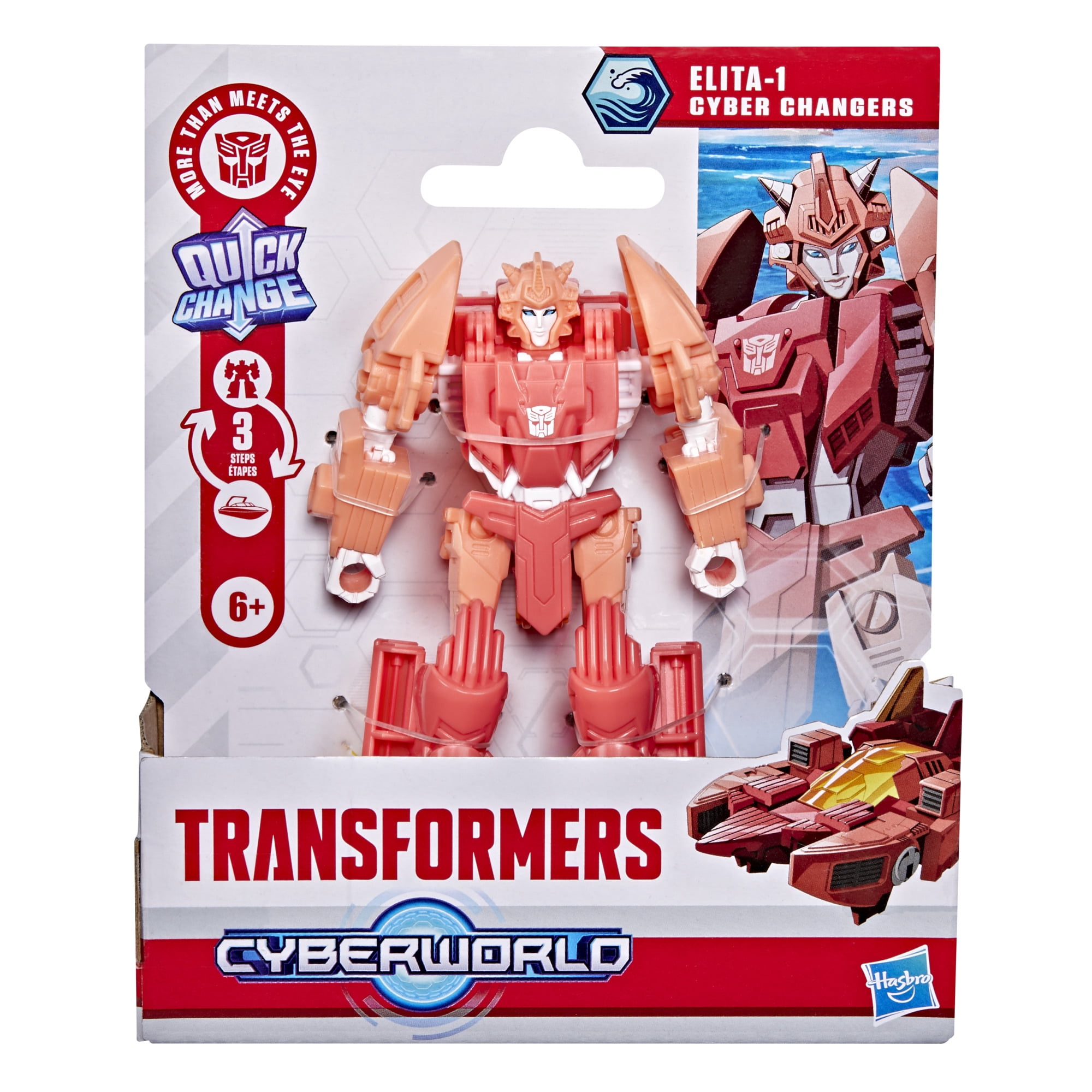 Transformers, Action Figure, Elita-1, 6+, 4-inch robot to
