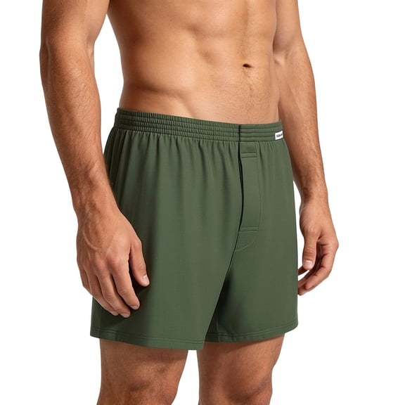 Abomasnow Boxer Briefs for Men Pack Breathable Quick Dry Elastic Waist Silk Underwear with Bulge Pouch