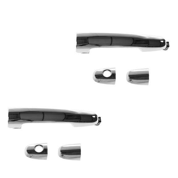 TRQ Outside Exterior Chrome Door Handle LH & RH Set for ES300 ES330 tC Camry DHA45785