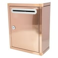 thumbnail image 3 of Box Post Suggestion Walllock Mounted Donation Metal Ballot Cards Letter Lockable Collecting Drop Boxes Garden Money, 3 of 7