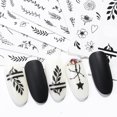 thumbnail image 3 of 29 Sheets Nail Sticker Fashion Plant Leaf Flower DIY Nail Decal Nail Art Sticker, 3 of 9
