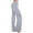 Gray, variant on CHGBMOK Womens Bootcut Yoga Pants with Cargo Pockets Stretchy Palazzo Pants Long Wide Leg Workout Baggy Cargo Sweat Pants