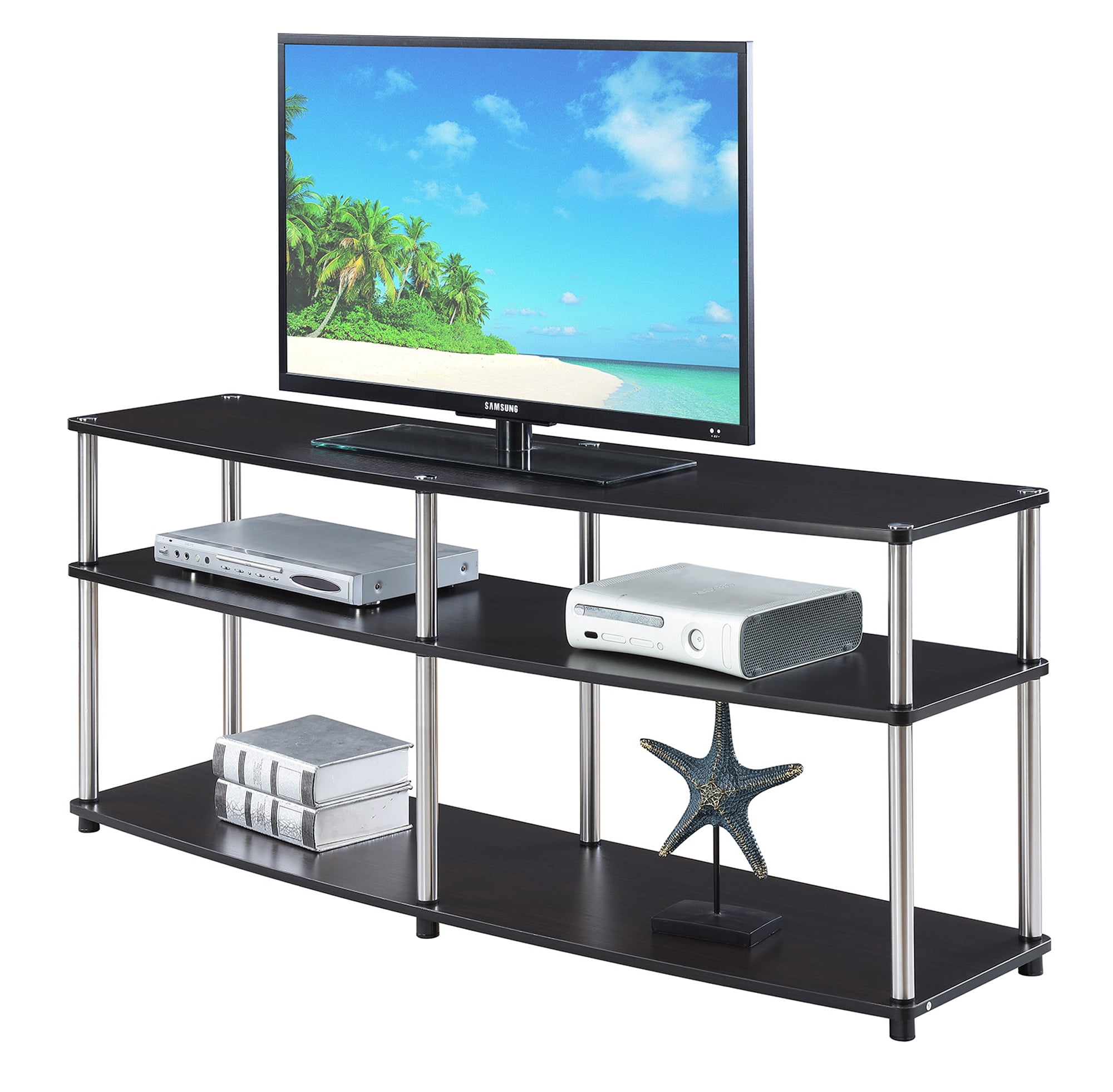 Convenience Concepts Designs2Go 3 Tier 65 inch TV Stand, Espresso