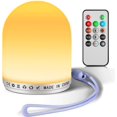 thumbnail image 2 of Veilleuses pour Enfants, Lampe de Chevet LED, Veilleuse Rechargeable pour Bébé, avec Mode de Changement de Couleur, Réglable, Détection Tactile et Télécommande, Adaptée pour Étude, Chambre, Salon, 2 of 7