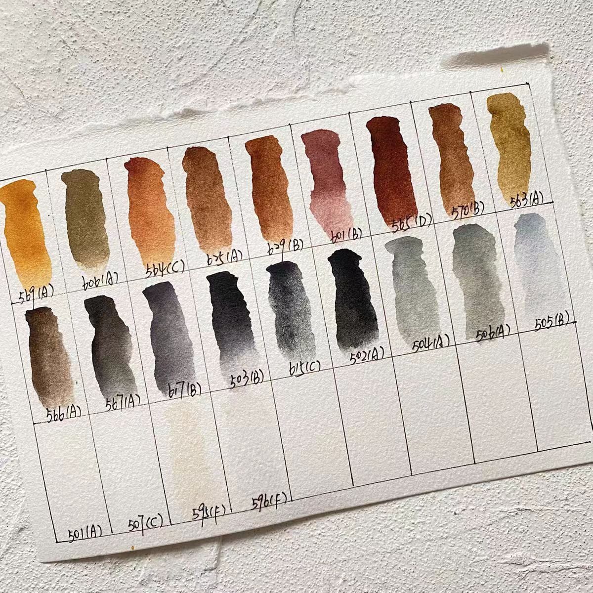 Mijello Mission Gold Class Pure Pigment Watercolor Handmade 126 color 0.5ml iron box+color card