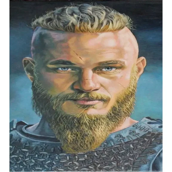 Diamond Painting Kits for Adults, Vikings 5D DIY Diamond Art Kits Full Drill Diamond Dots for Gift Wall Decor and Relaxation Gem Arts