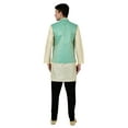 thumbnail image 5 of Sonakshi Fashion Men's Bandhgala Waistcoat Brocade Festive Jacquard Nehru Jacket, 5 of 6