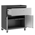 thumbnail image 5 of Fortress Textured Metal 31.5" Garage Mobile Cabinet with 1 Full Extension Drawer and 2 Adjustable Shelves in Grey, 5 of 7