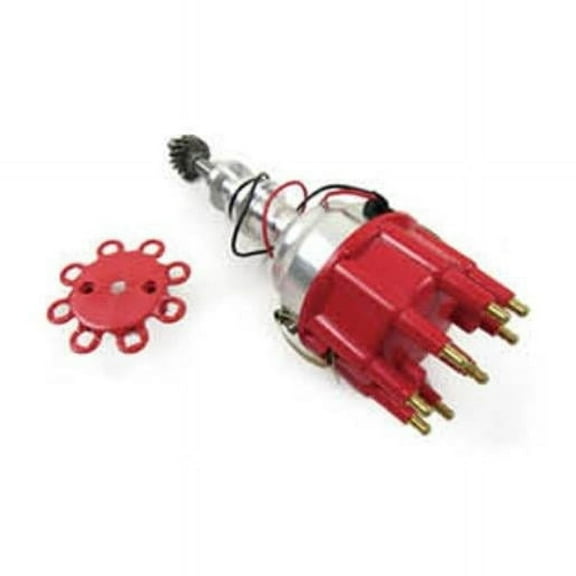 Bous Performance D33164BK Race Pro Billet Aluminum Distributor Cap for Ford 351C, Black