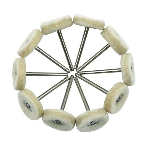 Cepillo de Limpieza onlyliua para Interior/Exterior 10 Piezas Mini Rueda con Mango