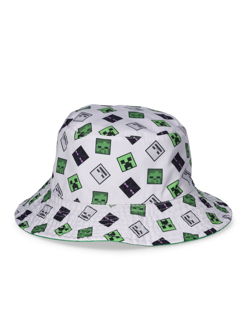 Minecraft Boys Reversible Bucket Hat - Walmart.com