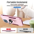 thumbnail image 3 of [PST] iPhone 12 / 12 Pro (6.1") Case, Heavy Duty Magnetic Hard Armor Kickstand Case with Ring Holder, 3 of 4
