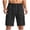 01# Black, variant on IhhxPro Men's Outdoor Cargo Shorts with Elastic Waist and Multi-Pockets Men Workwear Casual Hiking Cotton Relaxed Fit Summer S-3XL