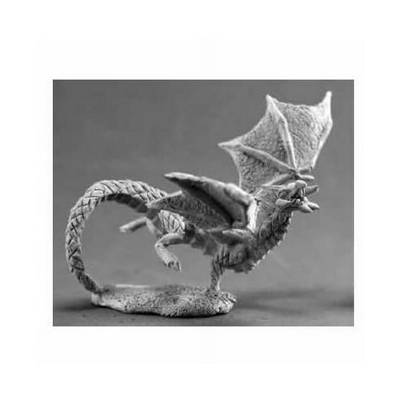 Reaper Miniatures Swamp Dragon Hatchling #03694 Dark Heaven Unpainted Metal