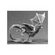 Reaper Miniatures Swamp Dragon Hatchling #03694 Dark Heaven Unpainted Metal