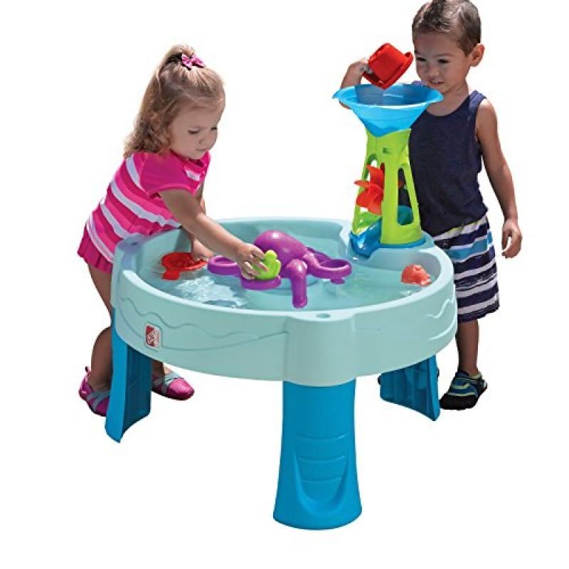 play day sand and water table with fish pond
