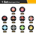 thumbnail image 3 of Uxcell 20 Pack Vinyl Records Decor, 5.5 Inch Blank Vinyl Records 10 Designs Fake CD Album Cover for Rock and Roll Party Dining Home Decorations, (Black, Style 3), 3 of 6