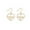 Gold, variant on Fiaya Women Hollowing Geometric Heartbeat Earrings, Simplicity Wave Line Ripple Electrocardiogram Lifeline Earrings Birthday Gifts (Silver)