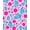 Pink, Pattern 5, variant on Flatwoven High Traffic Area Rug, Elegant Peacock Feather Bohemian Style, Non Slip, Stain Resistant, Washable Area Rugs for Living Room, Bedroom(Pink, 4X6)