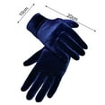 thumbnail image 6 of rygai Banquet Gloves Vintage Decorative High Elasticity Windproof Wear-resistant Keep Warm Breathable Women Short Opera Flannelette Gloves for Outdoor,Purple One Size, 6 of 8