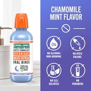TheraBreath Overnight Mouthwash, Chamomile Mint Flavor, Alcohol Free, 16 fl oz