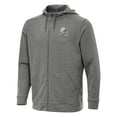 thumbnail image 2 of Men's Antigua Heather Black Cleveland Browns Effortless Full-Zip Hoodie Jacket, 2 of 4