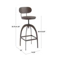 thumbnail image 4 of Dakota Industrial Barstool by LumiSource, 4 of 8