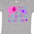 thumbnail image 4 of Inktastic My Granny Loves Me Cute Elephants Boys or Girls Baby Bodysuit, 4 of 5