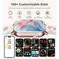 thumbnail image 3 of Iaret Smart Watch for Women, 1.83" HD Fitness Tracker with 4 Bands, Answer/Make Calls, Heart Rate/Sleep/SpO2/Step Tracking, 100+ Sport Modes, Android, 3 of 7