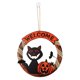 thumbnail image 2 of Halloween Decoración de Ventana de Oficina en hogar, de Decoración de Puerta Delantera de Halloween, para Fiestas de Halloween Gato Calabaza 1 Macarena Coronas de halloween, 2 of 8