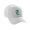 White, variant on Daxton Structured Baseball Hat Cap Curved Visor Old English Font Royal Hat Green M