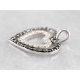 thumbnail image 3 of 2.5Ct Round cut Natural Moissanite Diamond Heart Pendant for Women in 14K White Gold Plated, 3 of 5